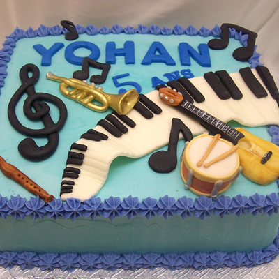 Music Theme Cake