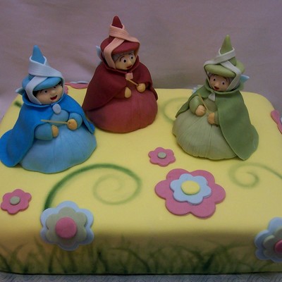 Sleeping Beauty Godmother Fairies