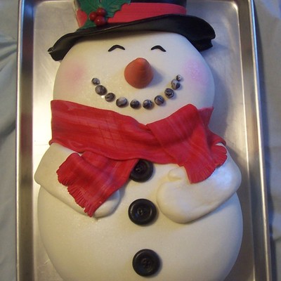 Snowman Cake!