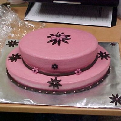 Pink And Brown Floral