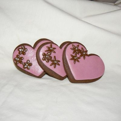 Pink Chocolate Hearts