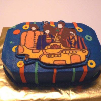 Beatles Birthday Cake
