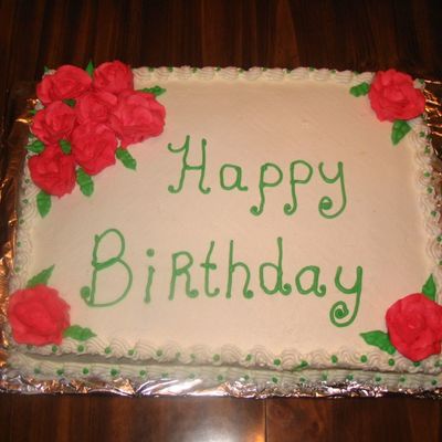 Birthday Cake For A Friends Mama's 80Th Birthday