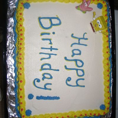 Spongebob Squarepants Birthday Cake