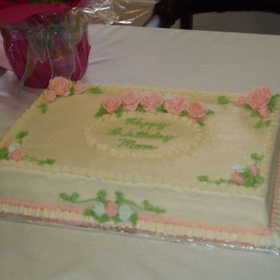 Mom's Birthday Cake