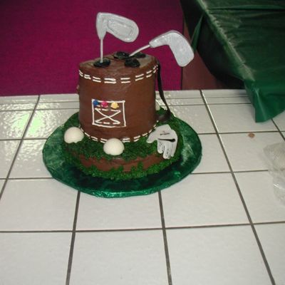 Golf Birthday Cake