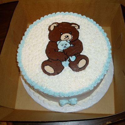 Teddy Bear Baby Cake