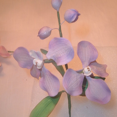 Gumpaste Vanda Orchid
