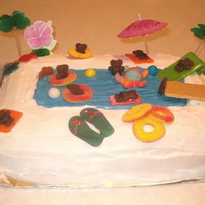 Beach/pool Cake