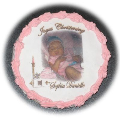 Baptism Picture Cookie