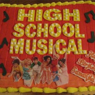 High School Musical Cupcake Cake