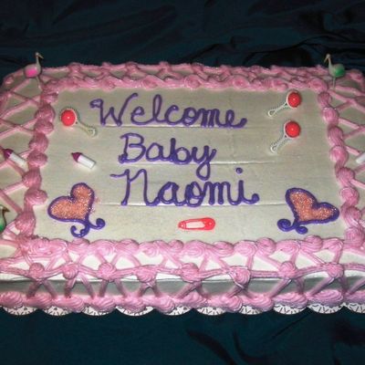 Bottles & Storks Cake