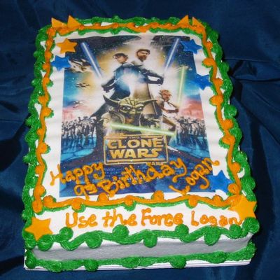 Star Wars Clone Wars Cake