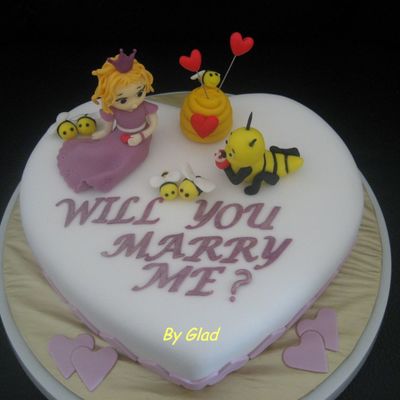 Proposal Cake
