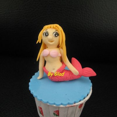 Mermaid Cupcake