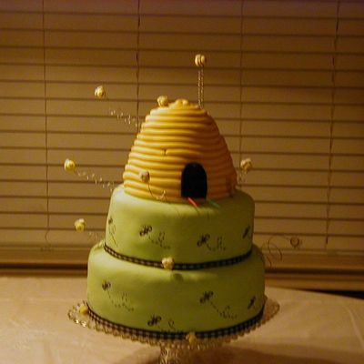 Bee Themed Baby Shower Cake