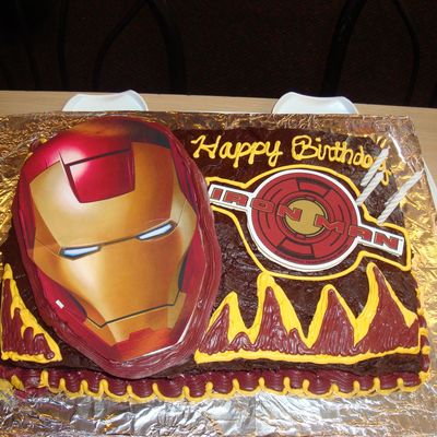 Iron Man Cake