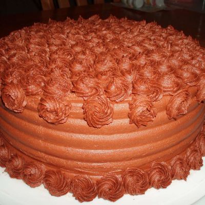 Yummy Triple Fudge Birthday Cake