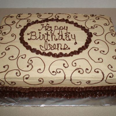Chocolate Peanut Butter Birthday Cake