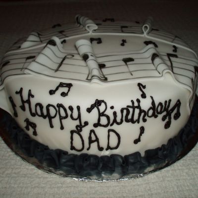 Musical Themed Birthday Cake