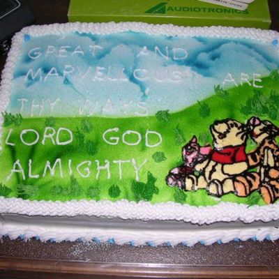 Winnie The Pooh With Airbrushed Background