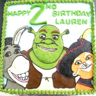 Shrek With Donkey And Puss