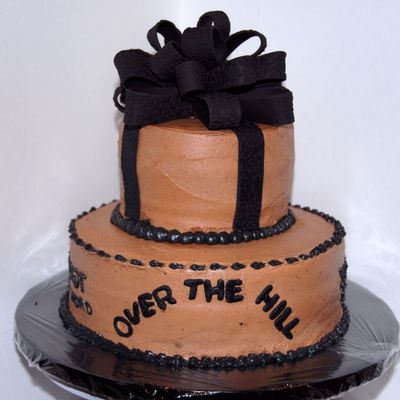 Over The Hill Stacked Cake