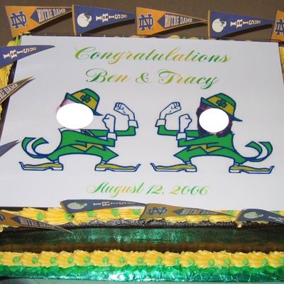Notre Dame Groom's Cake