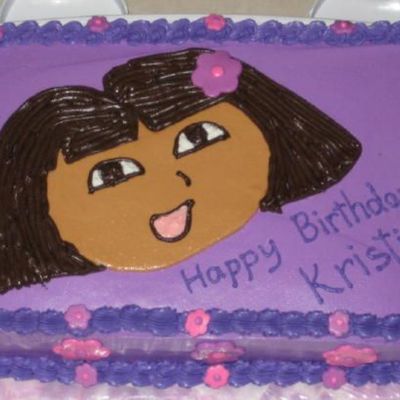 Dora Birthday Cake
