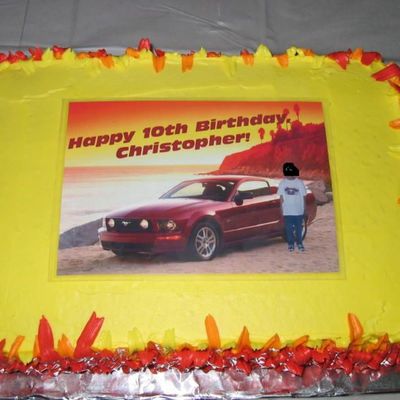 Ford Mustang Cake