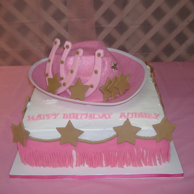 Pink Western Cake