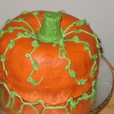 My Very First Pumpkin Cake