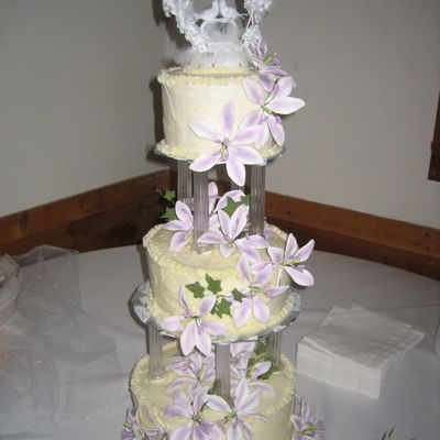 First Tiered Wedding Cake
