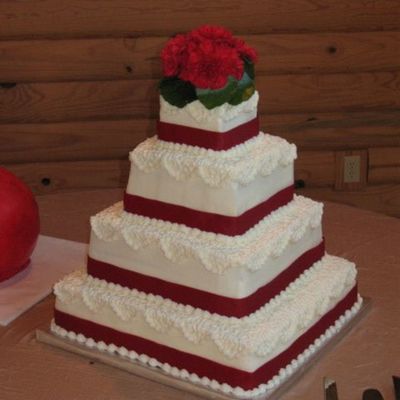Four Tier Wedding Cake