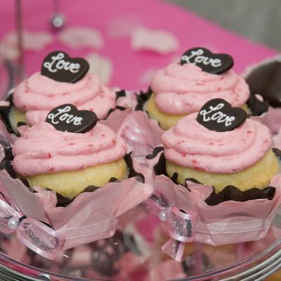 First Wedding Cake/cupcakes