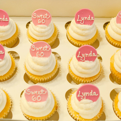 60Th Birthday Cupcakes