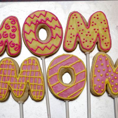 Mother's Day Cookies Close Up 1