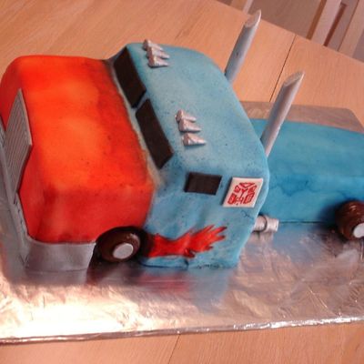 Optimus Prime Cake