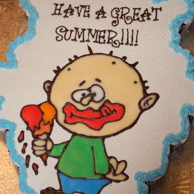 End Of School Summer Cake