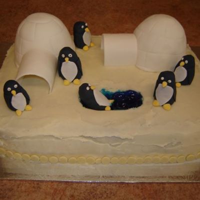 Penguin Cake