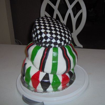 Whimsical Graduation Cake