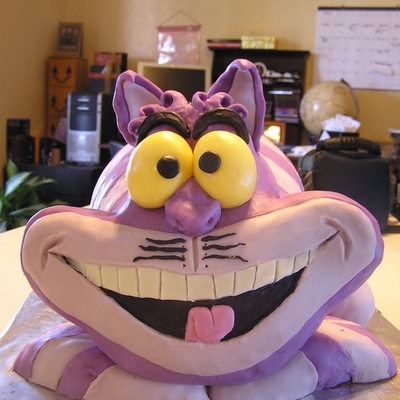 Cheshire Cat Birthday Cake