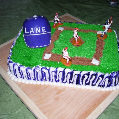 2Nd Birthday Baseball Cake