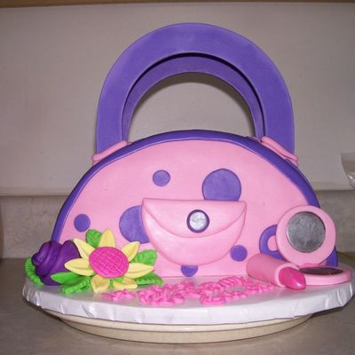 Sarah's 4Th Bday Purse Cake