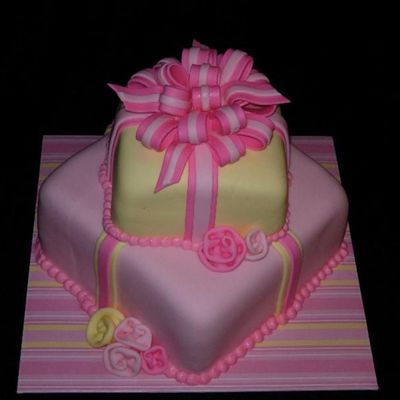 Pink And Yellow Baby Shower