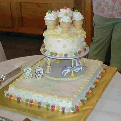 Ice Cream Cone Cake-Butter Cream