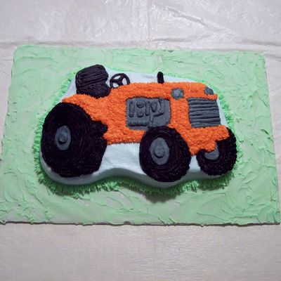 Tractor Birthday Cake