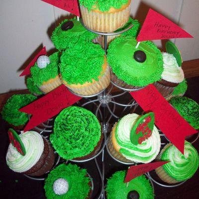 Golf Cupcakes