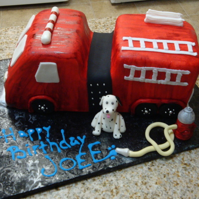 Fire Engine Cake