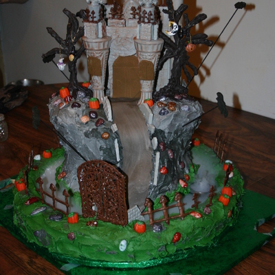 Castle Dracula Cake